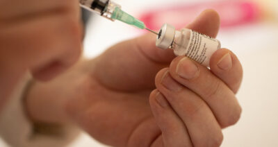 Premieres vaccinations contre la Covid 19 a la Clinique de la Toussaint